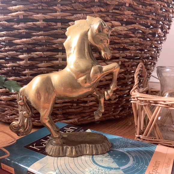 Vintage Other - Solid Brass Mid Century Unicorn